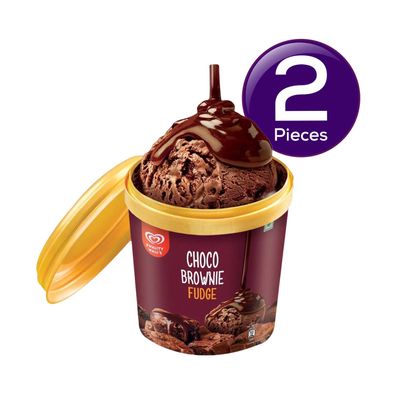 Kwality Wall's Choco Brownie Fudge Cup 100 ml Combo