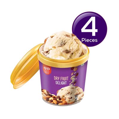 Kwality Wall's Dry Fruit Delight Cup 100 ml Combo