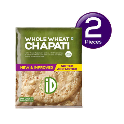 iD Whole Wheat Chapati (10 pieces) 400 g Combo