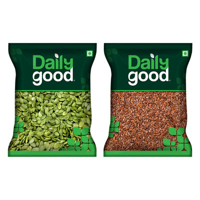 Daily Good Pumpkin Seeds(200gms) & Daily Good Flax Seeds (Alsi Seeds)(200gms) Combo