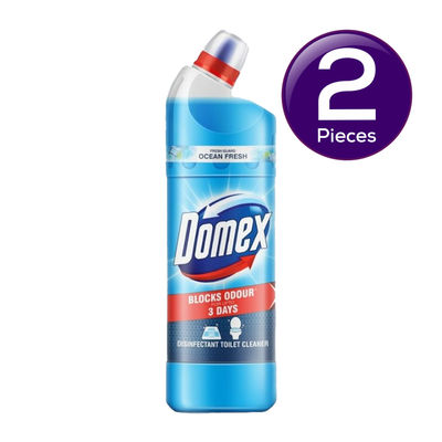 Domex Toilet Cleaner Liquid, Ocean Fresh 1 l Combo