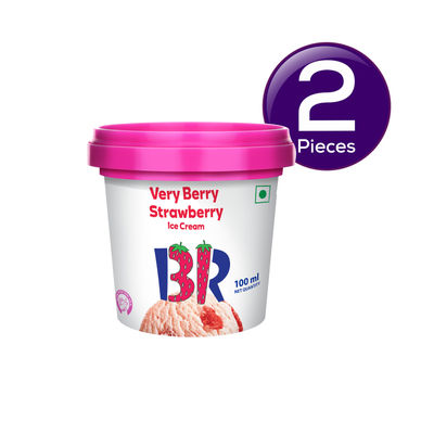 Baskin Robbins Very Berry Strawberry Ice Cream Cup 100 ml Combo