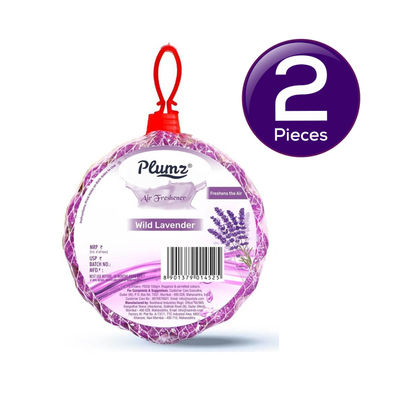 Plumz Premium Round Air Freshener Lavender (100g) 100 g Combo
