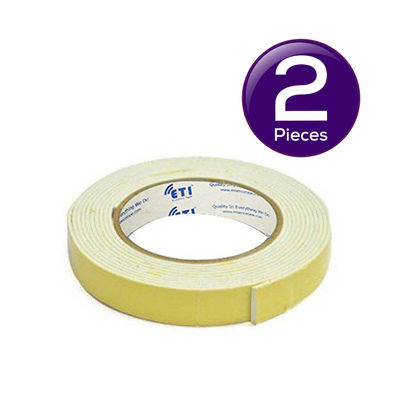 Double Sided Tapes - Foam, Acrylic Multicolor Tapes | 1" x 2 m 1 pc Combo