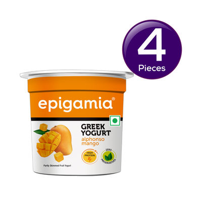 Epigamia Greek Yogurt- Alphonso Mango 85 g Combo