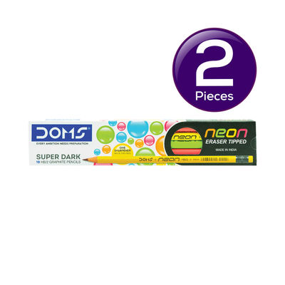 Doms Neon Pencil 10 pc Combo