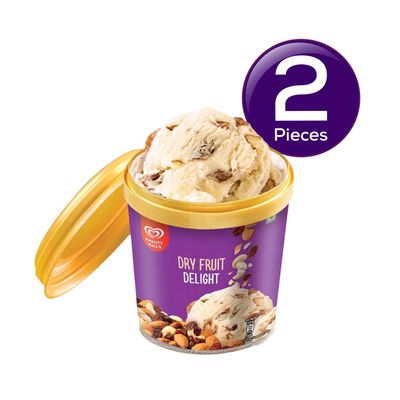 Kwality Wall's Dry Fruit Delight Cup 100 ml Combo