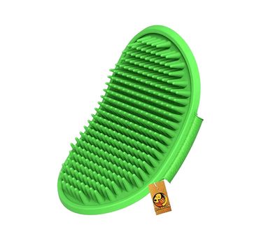 Foodie Puppies Pet Massage Rubber Bath Glove For Dogs & Cats | Shampoo Brush With Soothing Bristles