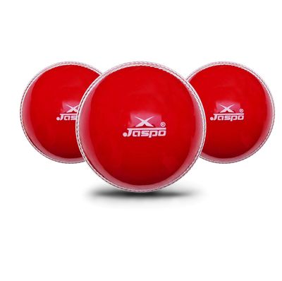Jaspo T-20 Soft Pvc Cricket Balls Red (Pack Of Three)