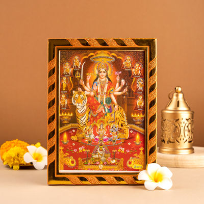 Jai Kashi Durga Photo - Multicolor | One Size
