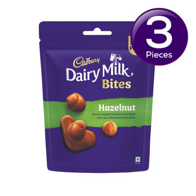 Cadbury Dairy Milk Bites- Chocolate Hazelnut 54 g Combo