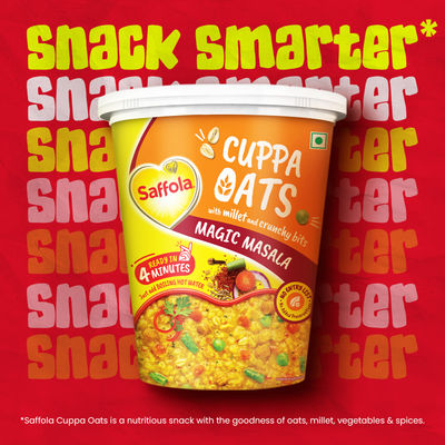 Saffola Cuppa Oats - Magic Masala | No Maida | No Added Preservatives