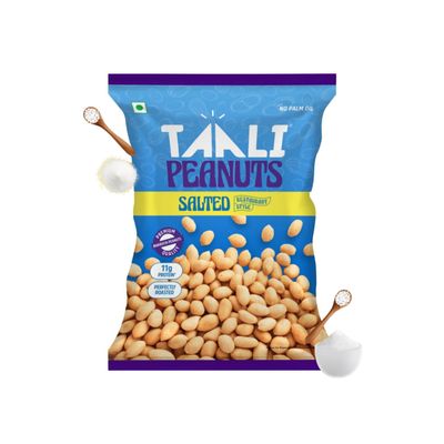 Taali Roasted Bharuchi Peanuts | Salted | Protein Rich, No Palm Oil ,Restaurant-Style Crunch