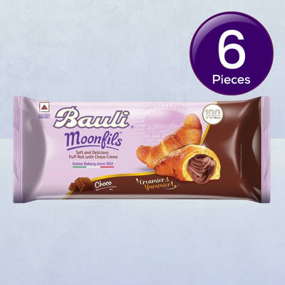 Bauli Moonfils Croissants Choco Cream (Egg) 50 g Combo