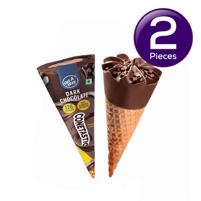Get-A-Way Dark Chocolate Ice Cream Cone 120 ml Combo
