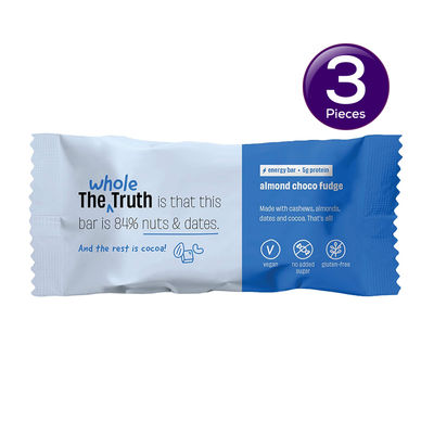 The Whole Truth Almond Choco Fudge Energy Bar 40 g Combo