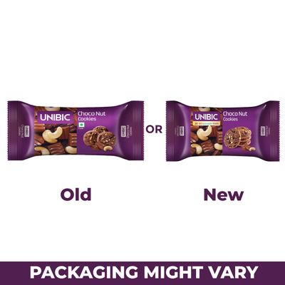 Unibic Choco Nut Cookies | Artificial Colour-free, Artificial Flavour-free, and Preservative-free