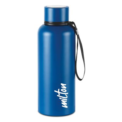 Milton Aura Thermosteel Bottle - 750 ml | Dark Blue | 24 Hours Hot And Cold