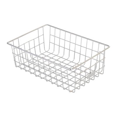 Kuber Industries Small Stainless Steel Dish Rack for Kitchen Storage with Handle | Silver