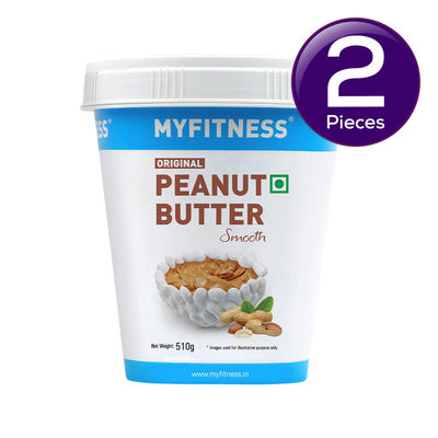 Myfitness Natural Peanut Butter Smooth 510 g Combo