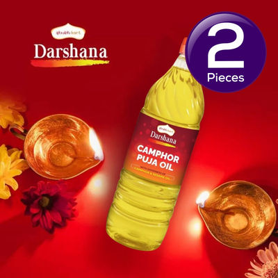 Shubhkart Darshana Camphor Puja Oil 900 ml Combo