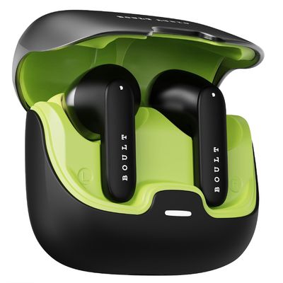 Boult Audio Z40 True Wireless Earbuds with 60H Playtime Zen ENC Mic Low Latency Gaming - Black