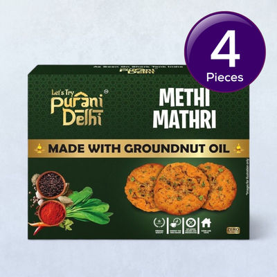 Let's Try Purani Delhi Methi Mathri 200 g Combo
