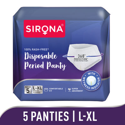Whisper Super Absorbent Period Panties | L-XL