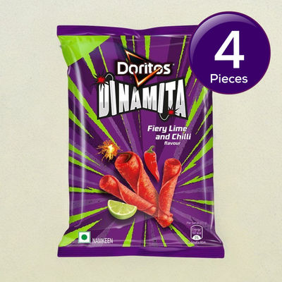 Doritos Dinamita Fiery Lime And Chilli Rolled Tortilla Chips 56 g Combo