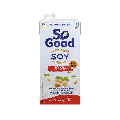 So Good Plant Based Soy Milk Beverage Protein+ Tetrapack