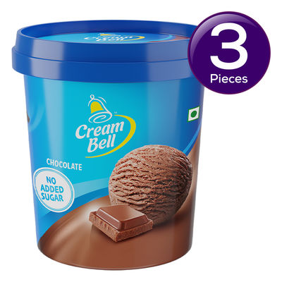 Cream Bell Sugarfree Chocolate Ice Cream Cup 100 ml Combo