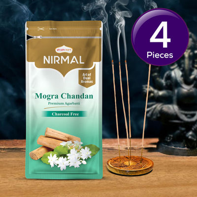 Shubhkart Nirmal Mogra Chandan Agarbatti Zipper 1 pc Combo