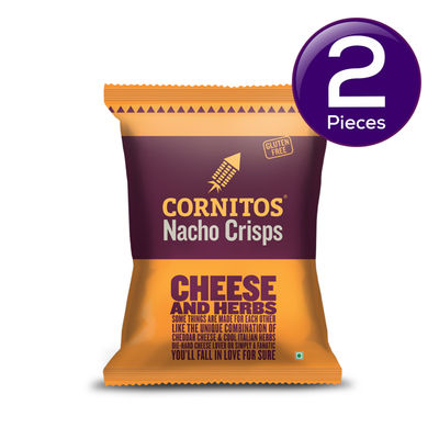 Cornitos Nacho Chips - Cheese And Herbs 55 g Combo