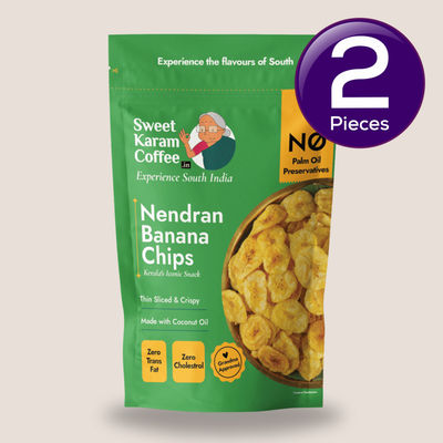 Sweet Karam Coffee Kerala Nendran Banana Chips 65 g Combo