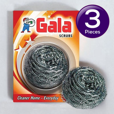 Gala Steel Scrubber Cleaner 1 pc Combo