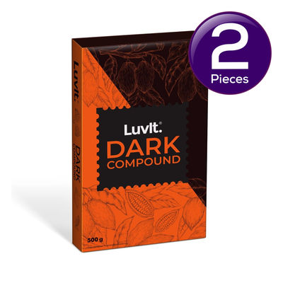 Luvit Dark Compound Chocolate 500 g Combo
