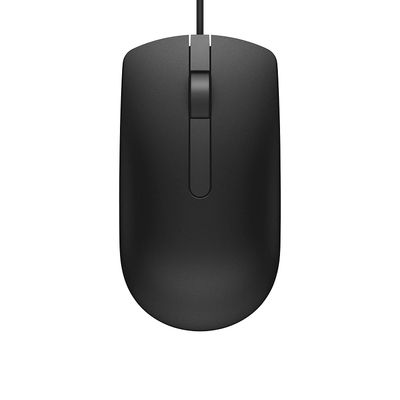 Dell Ms116 Wired Optical Mouse 1000Dpi Led Tracking Scrolling Wheel Plug And Play