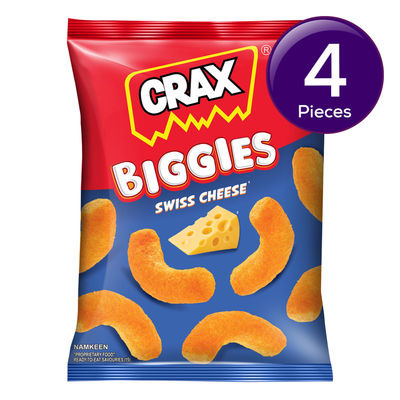 Crax Biggies Swiss Cheese Puffs 65 g Combo
