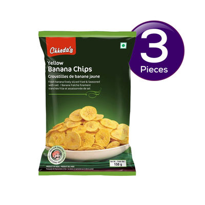 Chheda's Yellow Banana Chips 170 g Combo