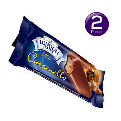 London Dairy Caremello Stickles Bar Ice Cream Stick 75 g Combo