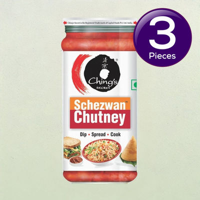 Ching's Secret Schezwan Chutney | Spicy And Tangy | Dip | Spread | Cook 250 g Combo