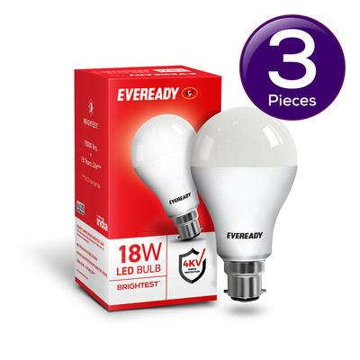 Eveready 18 W LED Bulb - Cool Day Light | 6500 K | Energy Efficient 1 pc Combo