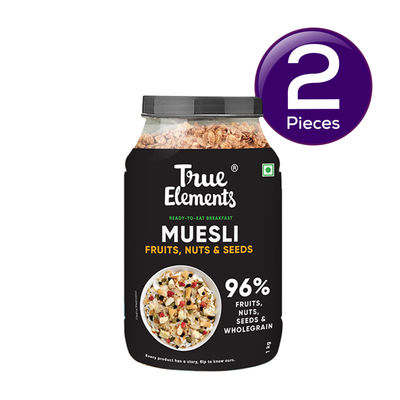 True Elements Fruit & Nut Muesli 1 kg Combo