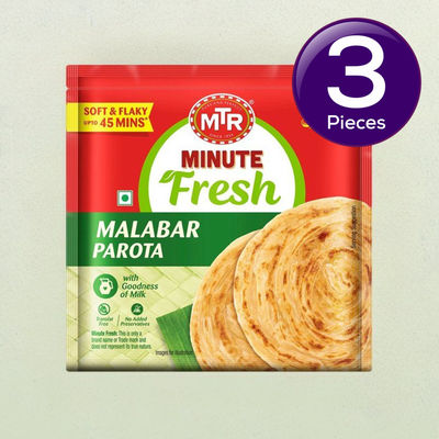 MTR Minute Fresh Malabar Parota 5 pc Combo