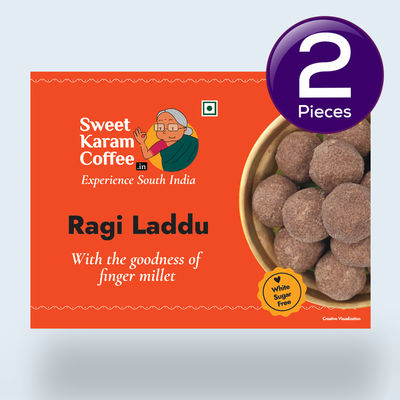 Sweet Karam Coffee Ragi Laddu - Healthy Snacks 150 g Combo