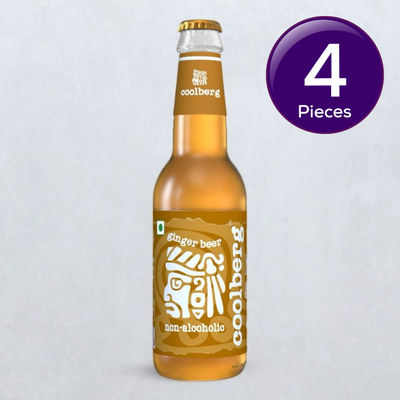 Coolberg Ginger Non Alcoholic Beer Glass Bottle 330 ml Combo