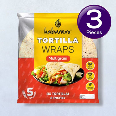 Habanero Multigrain Tortilla Wraps 330 g Combo