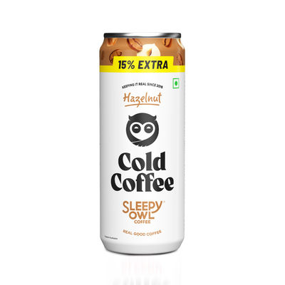 Sleepy Owl Cold Coffee Can - Hazelnut