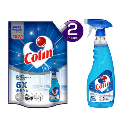 Colin Glass and Surface Cleaner Liquid Spray Regular(1 l) & Colin Glass and Surface Cleaner Liquid Spray Regular(500 ml) Combo
