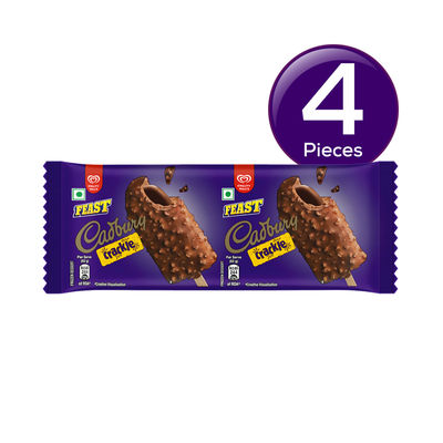Kwality Wall's Feast Cadbury Crackle Stick 70 ml Combo